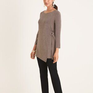 Chico's Travelers Classic Buckle Tie Top 16/18